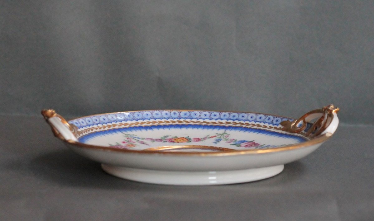 Tender Porcelain Bowl From Sèvres, Dd 1781, Sioux Painter And Gilder Chauvaux, 18th Century-photo-1
