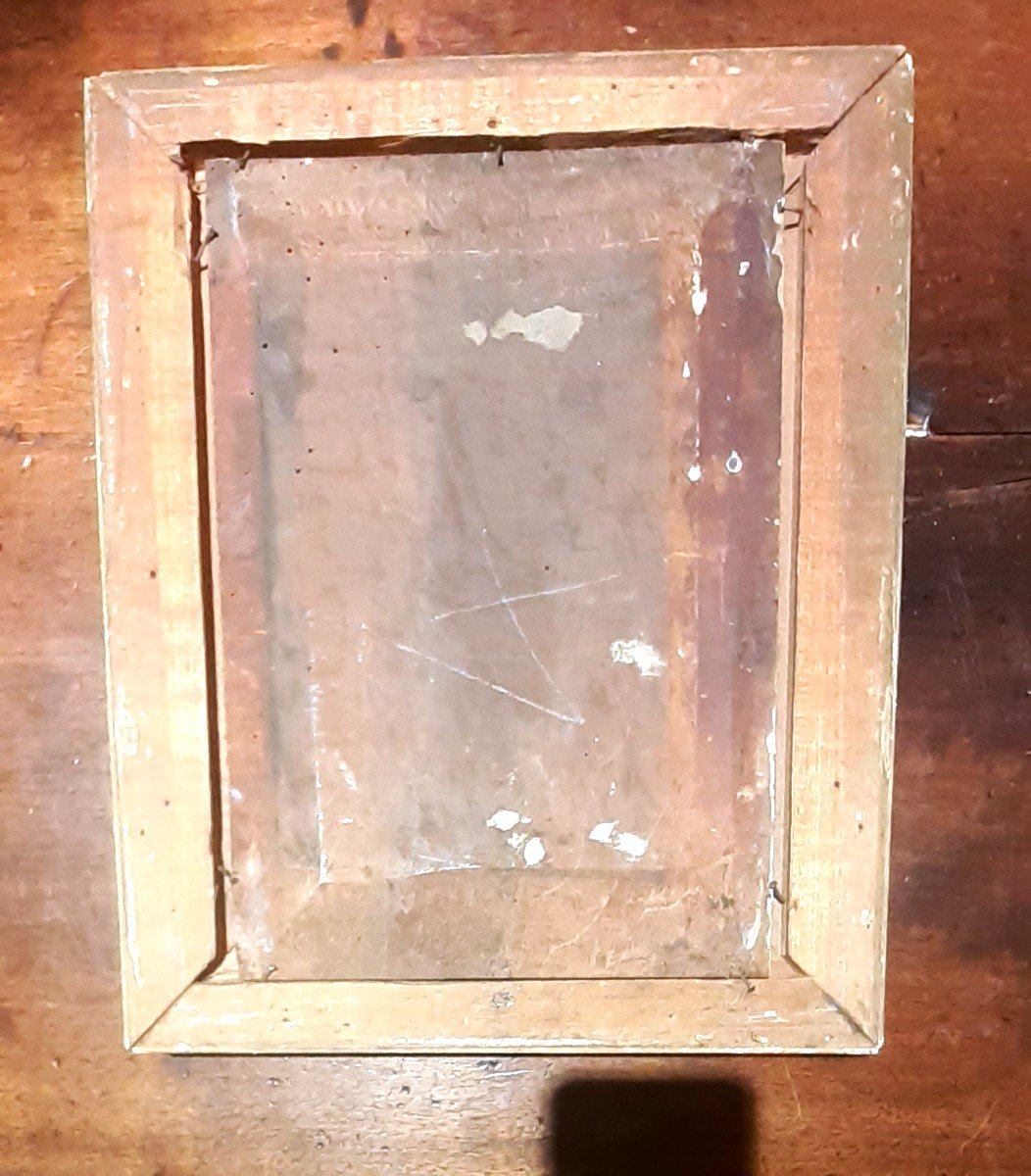 Portrait d elegante fin du 18 ème/ Début 19 ème Siecle-photo-1