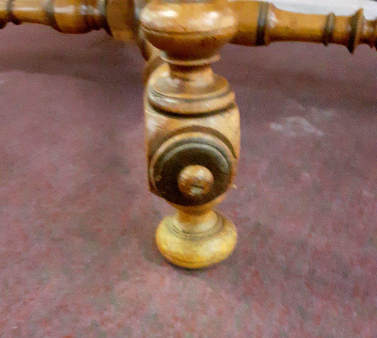 Table A Ecrire D Epoque Louis Xlll En Noyer Clair-photo-6