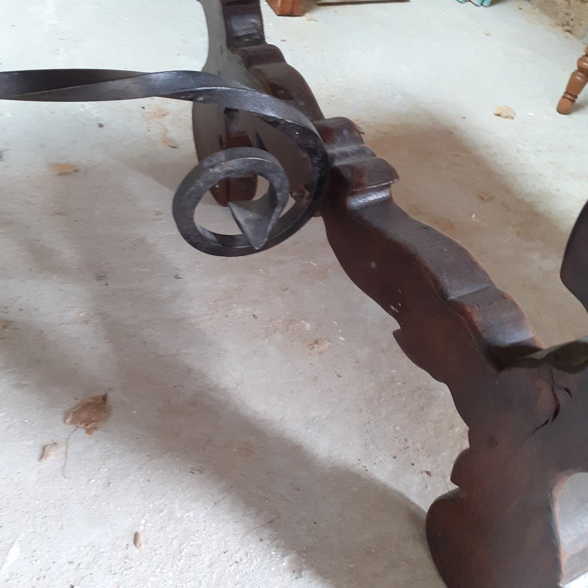Large Spanish Table End Of 19th Century-photo-5