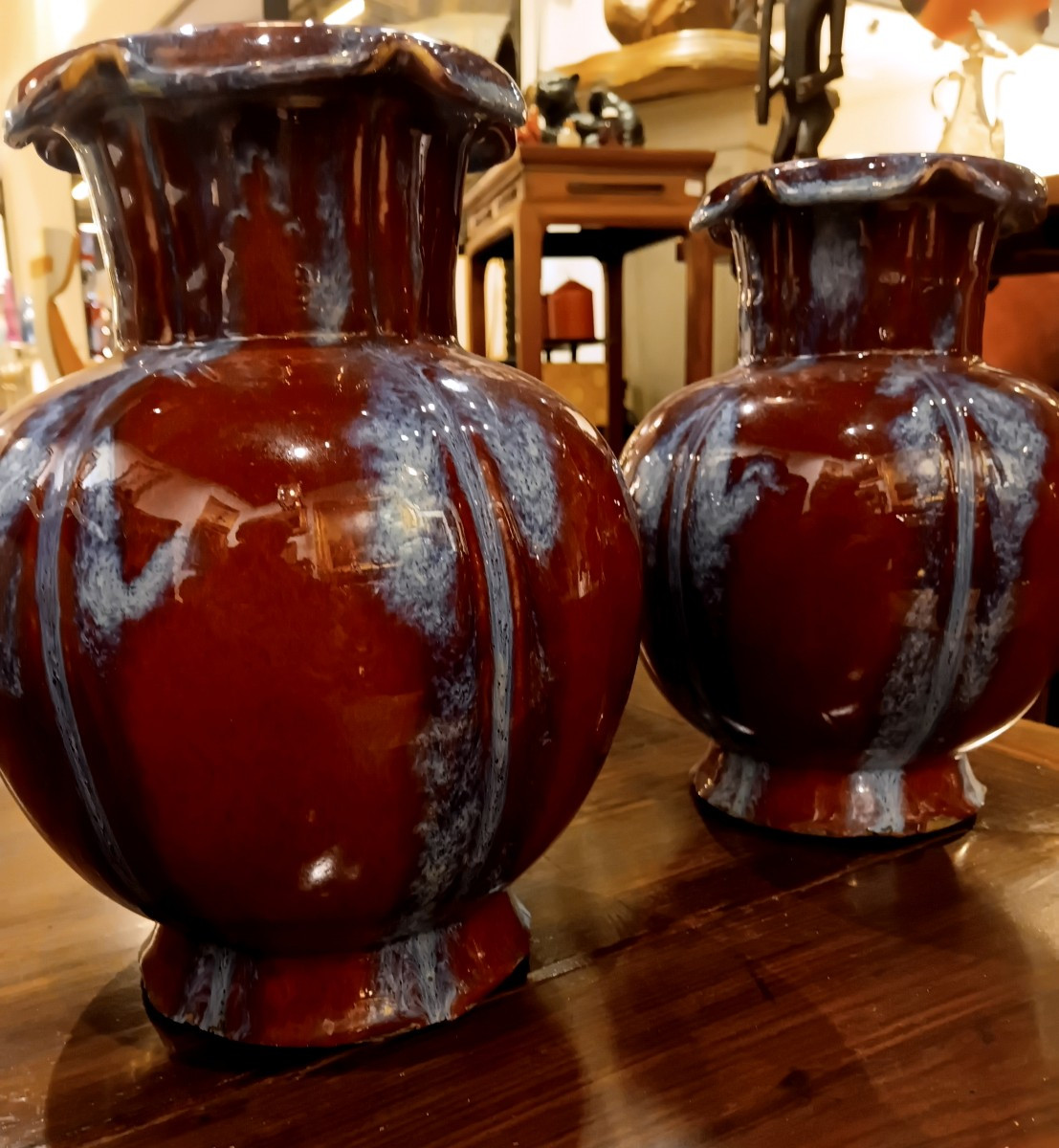 Paire de vases chine fin 19eme siecle