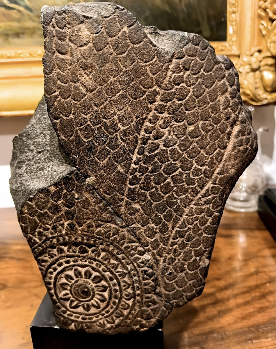 Buddha Head In Gres Cambodia Khmer XII/xiii Th Century-photo-3
