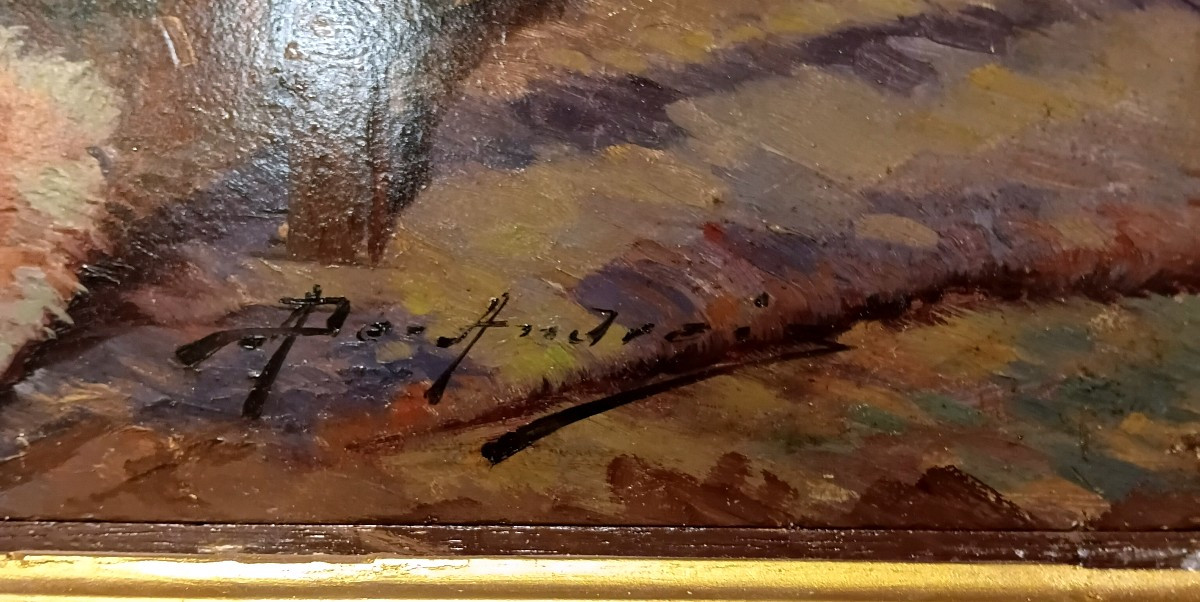 Alex De Andreis .oil On Pannel-photo-8