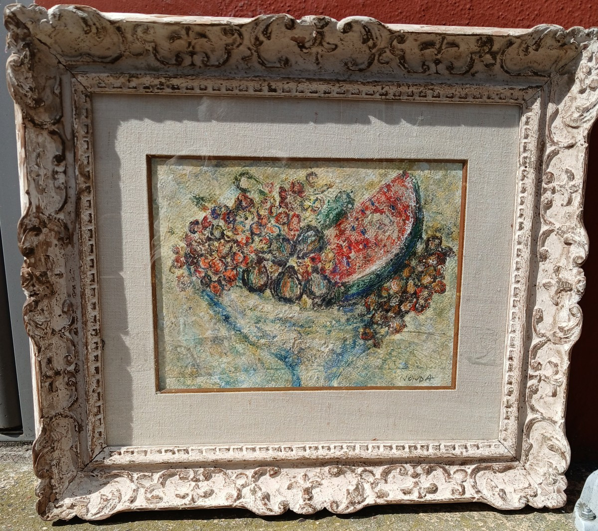 Peinture du peintre grec NONDA ,ecole de Paris