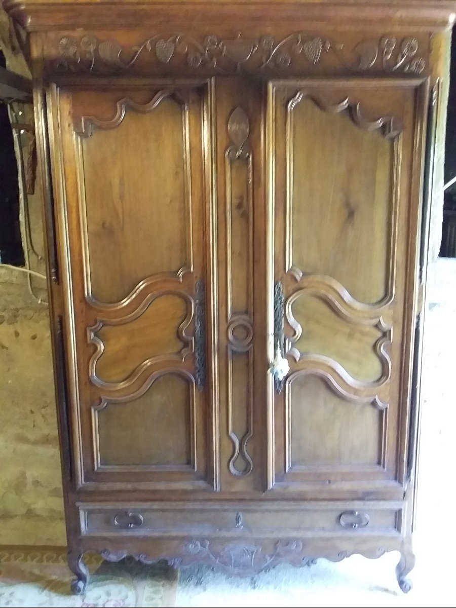 Small Oak Wardrobe (rhone Valley)