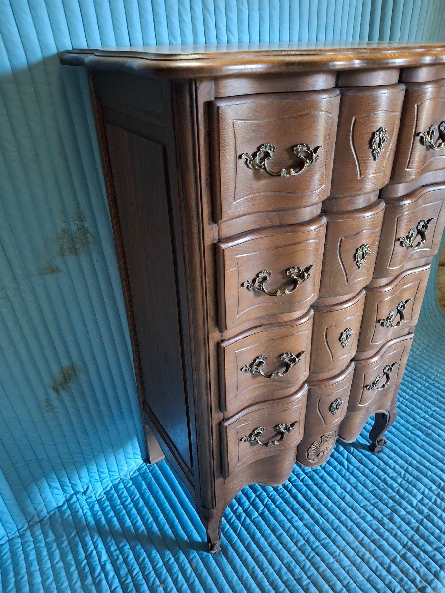 Commode Chiffonnière Style Louis XV-photo-3