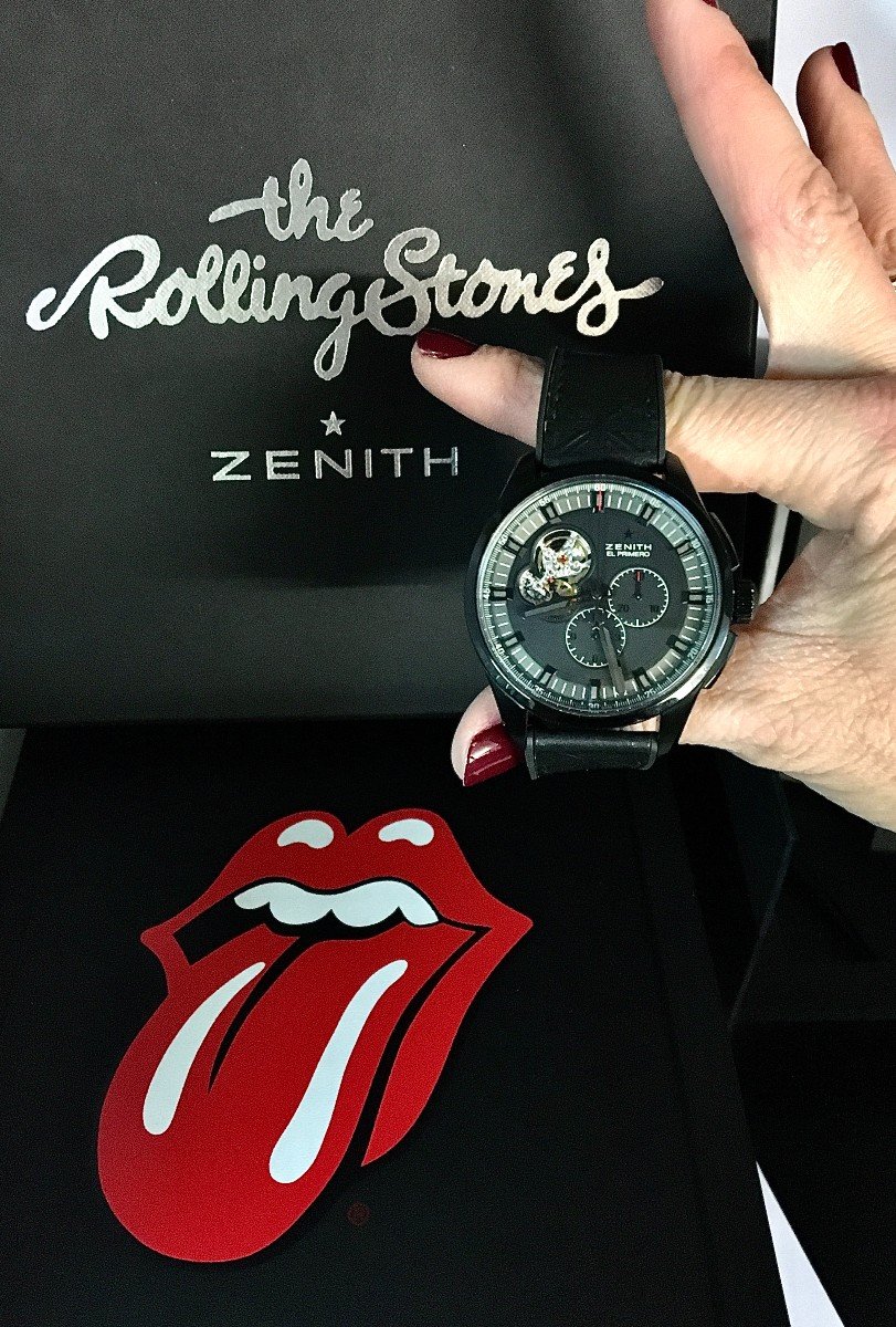 Montre Zénith El Primero Rolling Stones Full Set Chrono Edition Limitée  Titane 2016 -photo-1