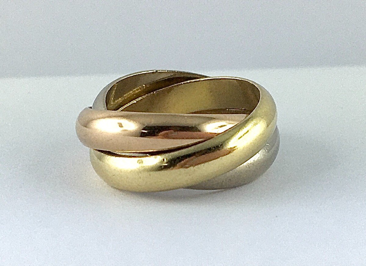 Cartier Trinity Wedding Ring Three Golds Classic Vintage