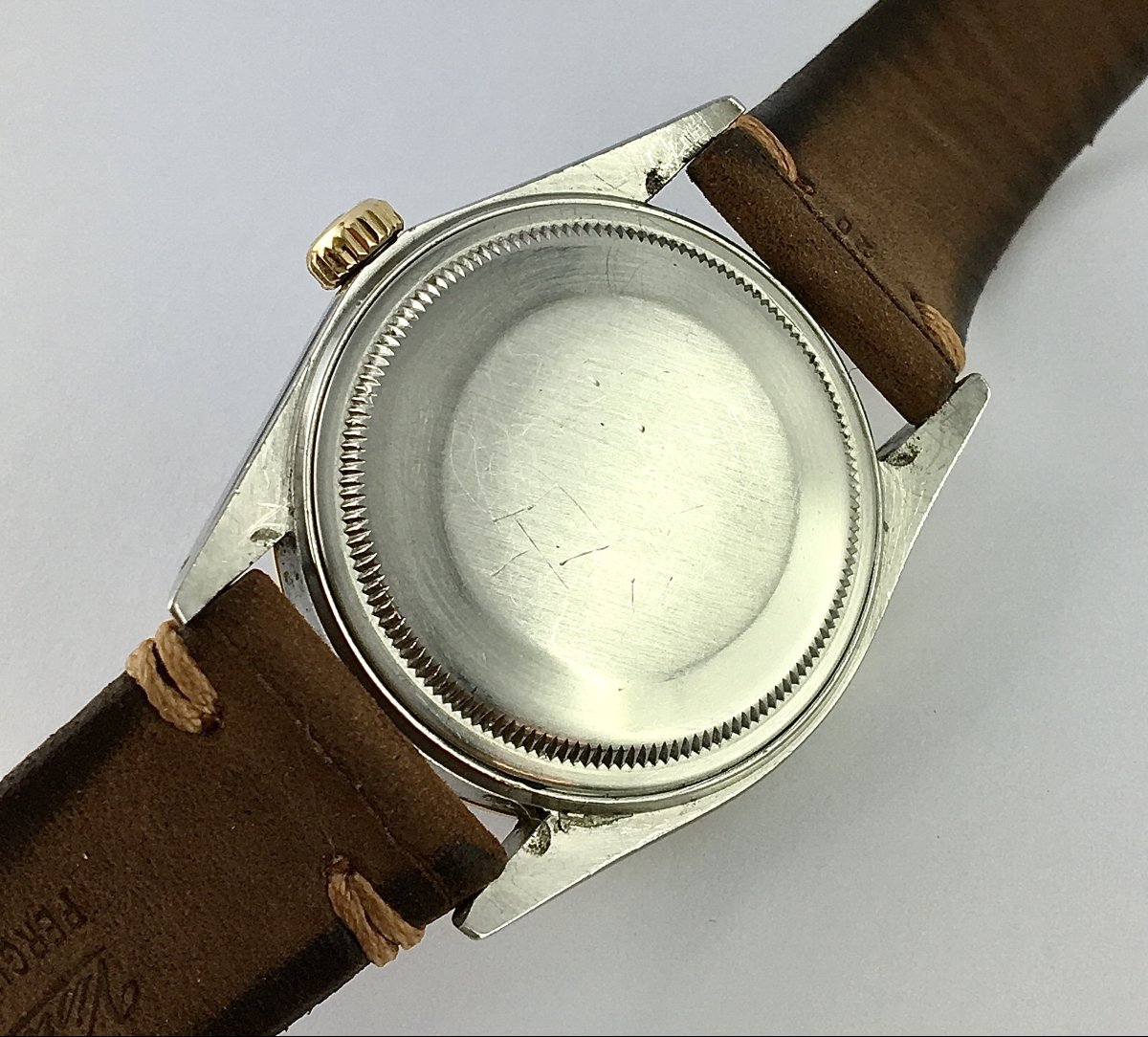 Montre Rolex Datejust Acier Lunette Or Jaune Cadran Noir Automatique Année 1987, Boîte & Papier-photo-7