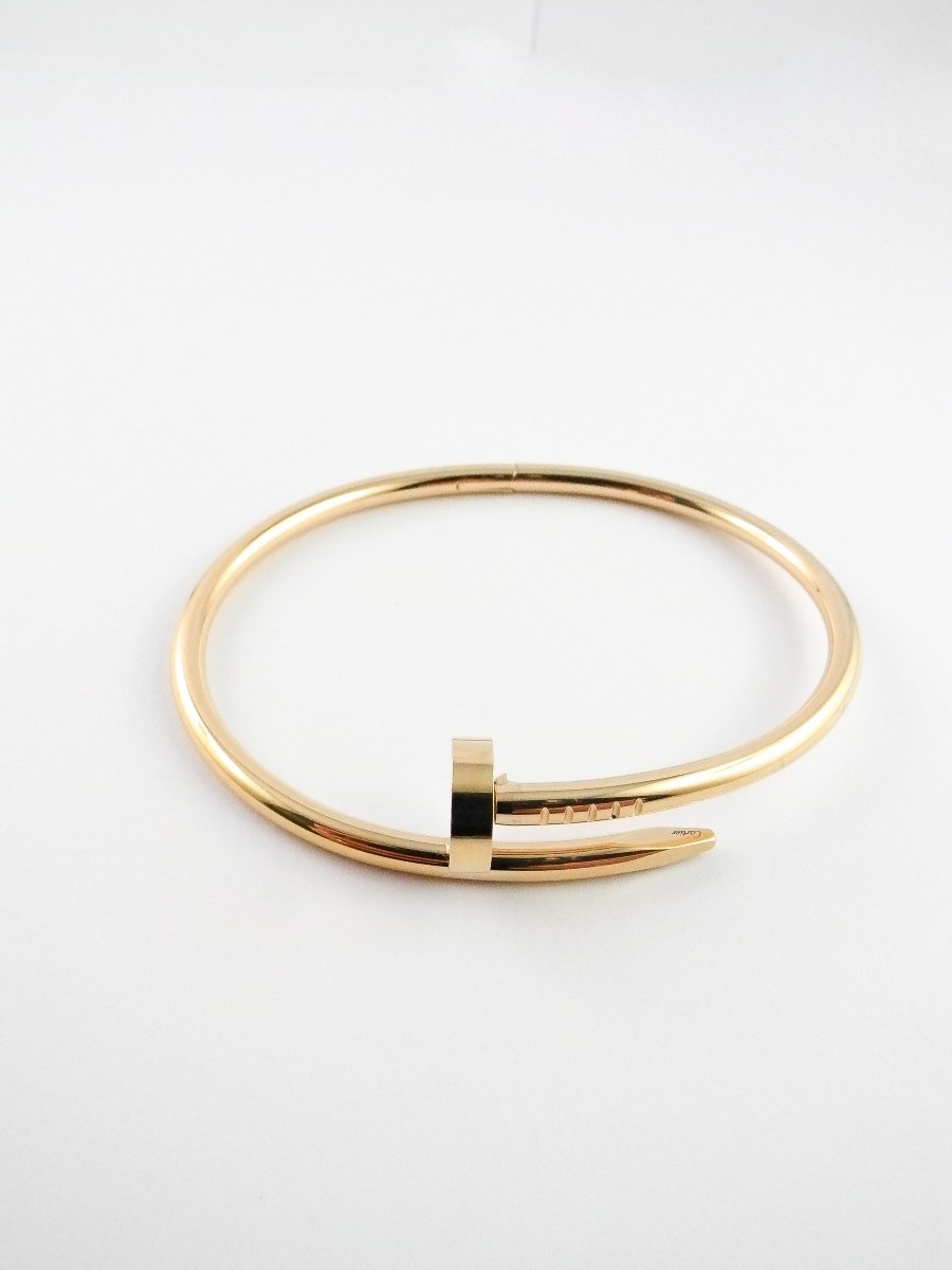 Cartier “juste Un Clou” Bracelet In 18k Rose Gold-photo-2
