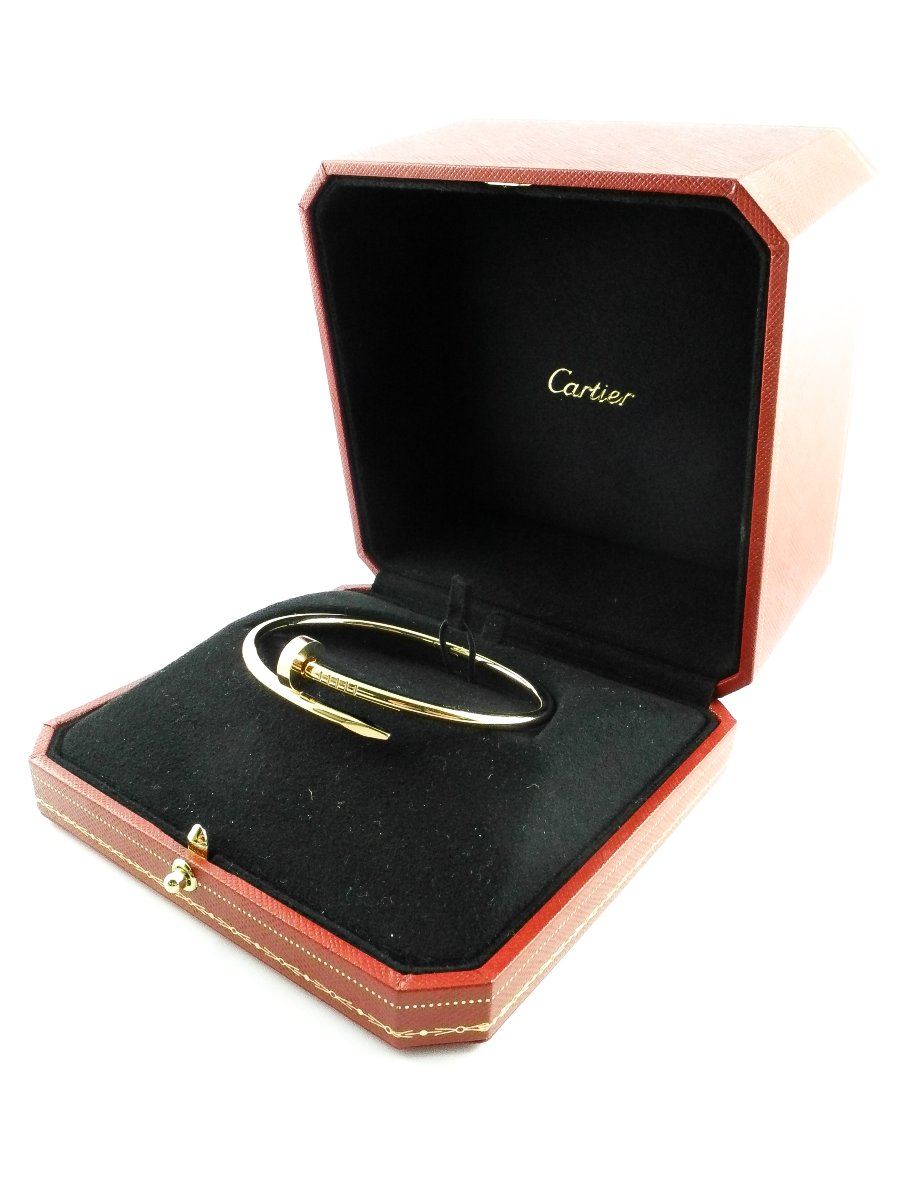 Cartier “juste Un Clou” Bracelet In 18k Rose Gold-photo-4
