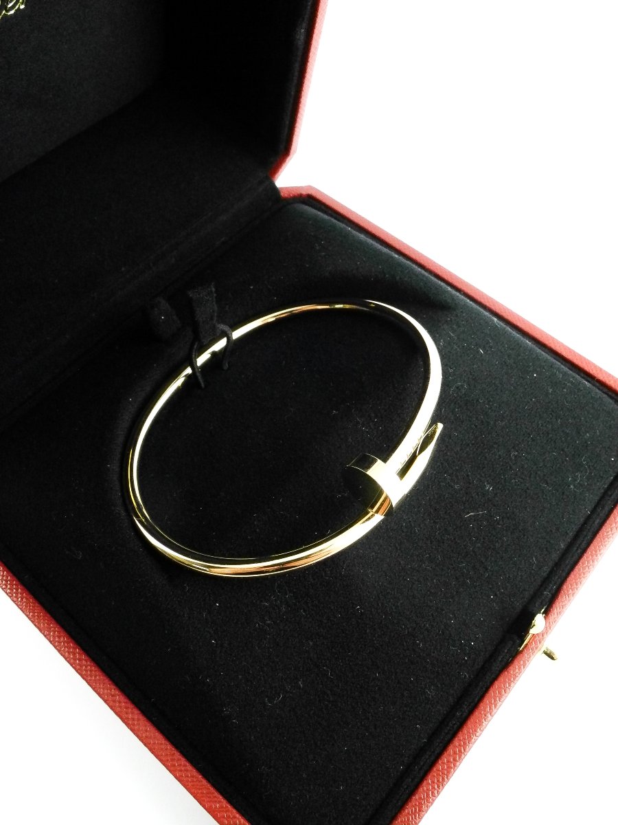 Cartier “juste Un Clou” Bracelet In 18k Rose Gold-photo-5