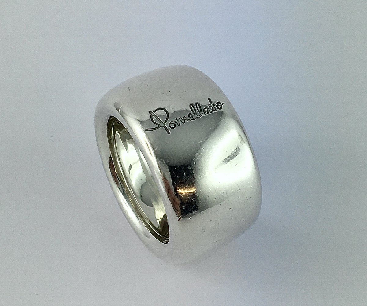 Pomellato Iconica Large Silver Ring-photo-2