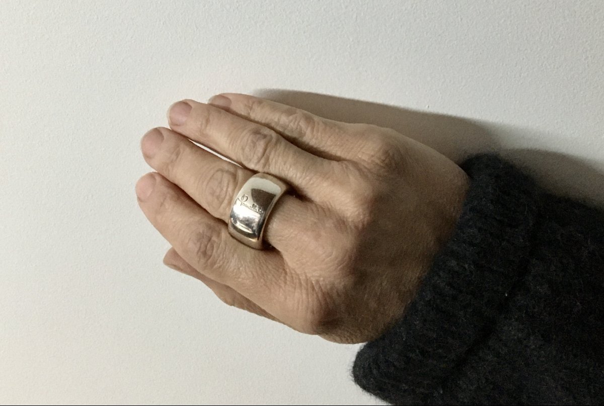 Pomellato Iconica Large Silver Ring-photo-6