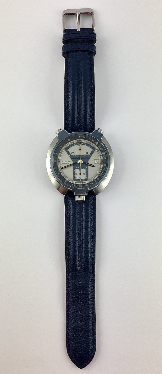 Bulova Parking Meter Bullhead Automatic Chronograph Micro Rotor Watch 1973 -photo-6