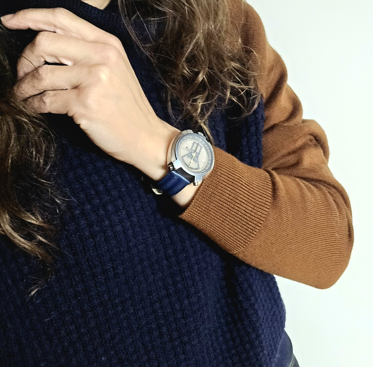 Bulova Parking Meter Bullhead Automatic Chronograph Micro Rotor Watch 1973 -photo-8