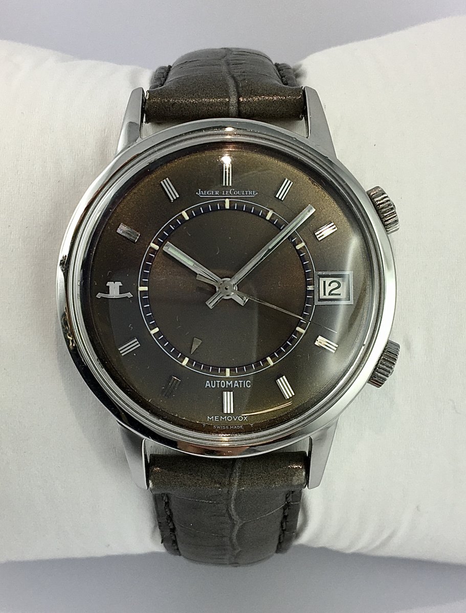 Watch Jaeger Lecoultre Mémovox Speedbeat E875 Automatic 70's Steel On Leather (ring)-photo-2