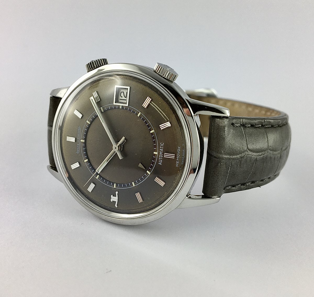 Watch Jaeger Lecoultre Mémovox Speedbeat E875 Automatic 70's Steel On Leather (ring)-photo-3