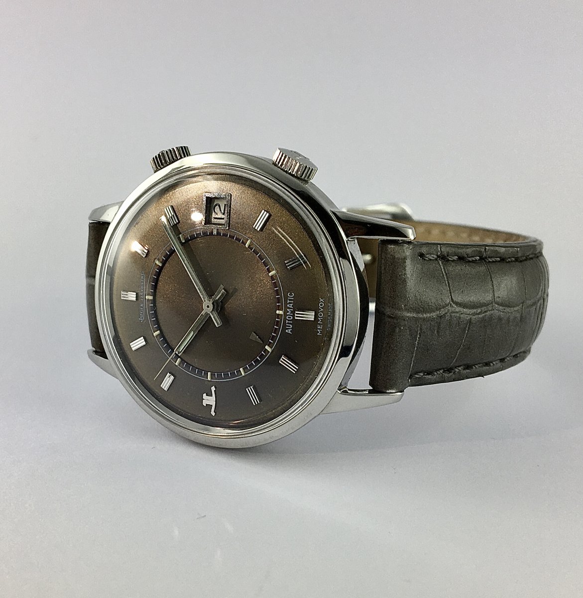 Watch Jaeger Lecoultre Mémovox Speedbeat E875 Automatic 70's Steel On Leather (ring)-photo-4