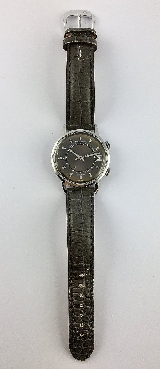 Watch Jaeger Lecoultre Mémovox Speedbeat E875 Automatic 70's Steel On Leather (ring)-photo-6
