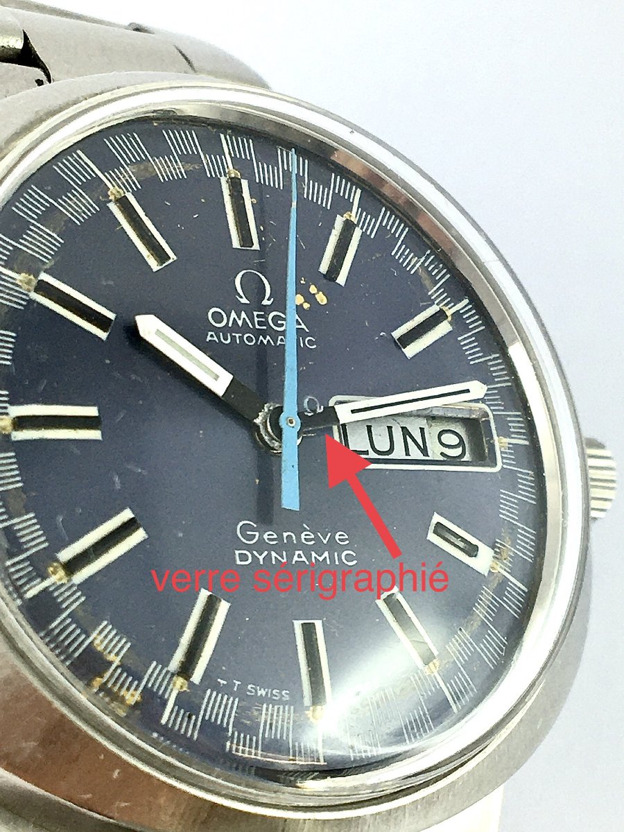 Omega Genève Dynamic Day And Date Automatic Watch 70's Steel-photo-5