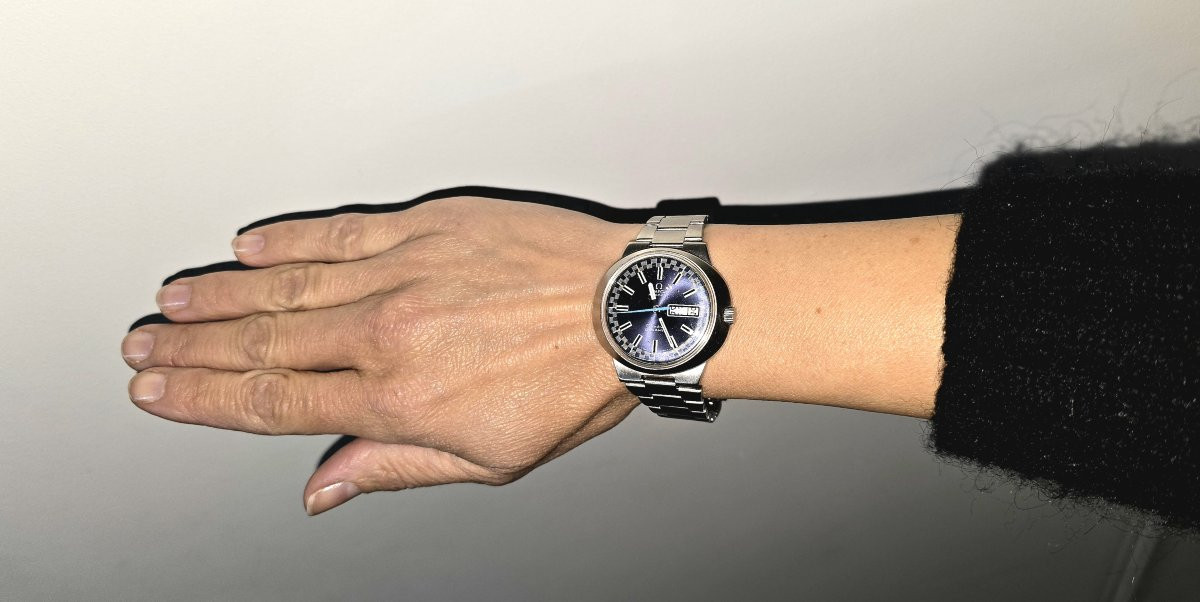 Omega Genève Dynamic Day And Date Automatic Watch 70's Steel-photo-7