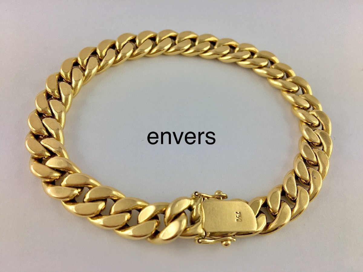 Bracelet Maille Gourmette Rose Gold-photo-7