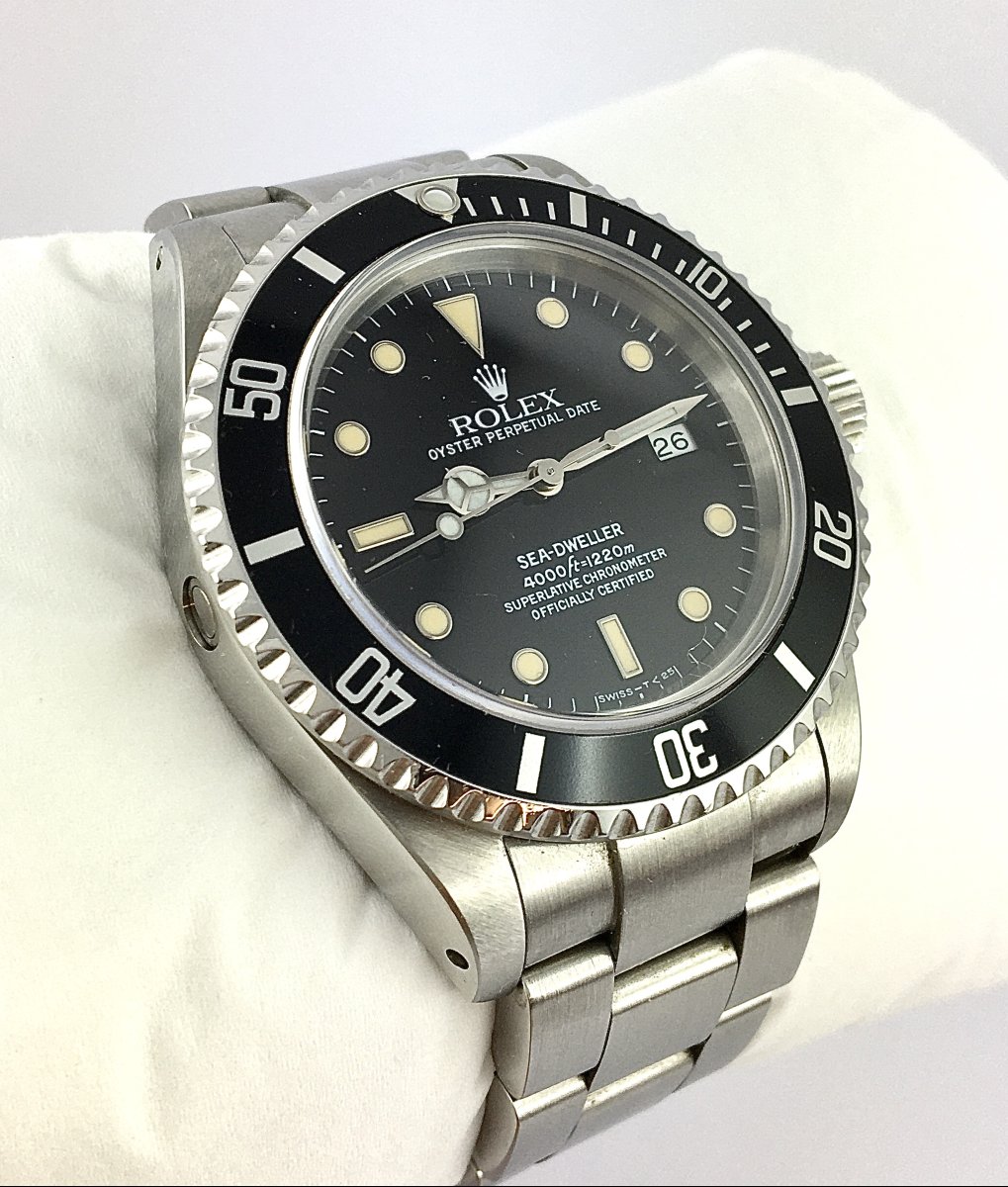 Rolex Seadweller 16600 Steel Automatic Watch 1993 Full Set & Decompression Tables-photo-4
