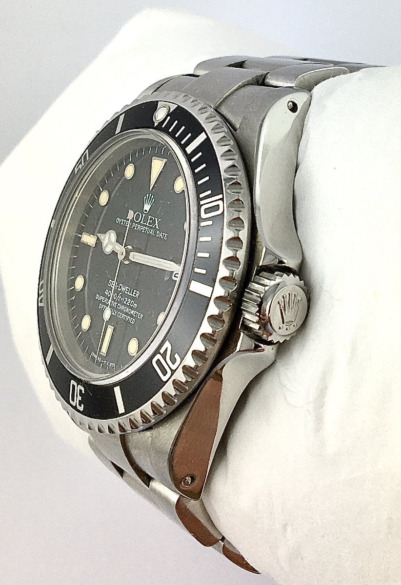 Rolex Seadweller 16600 Steel Automatic Watch 1993 Full Set & Decompression Tables-photo-2