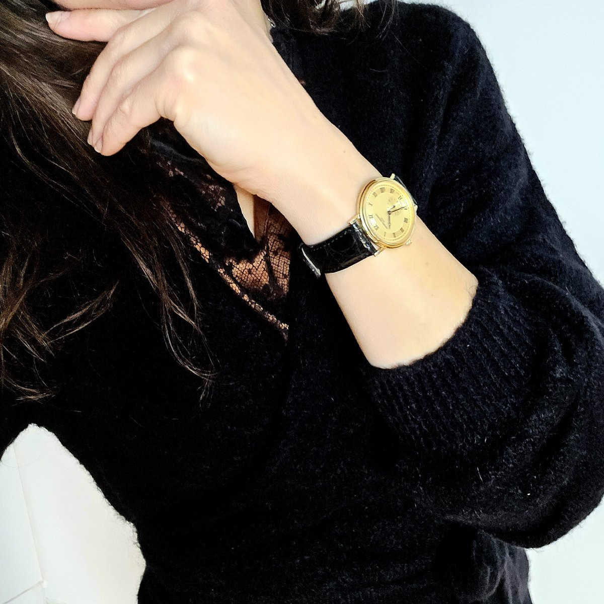 Frédérique Constant Watch Year 2010 Quartz, Yellow Gold On Leather, Saffron Commemorative Series-photo-8