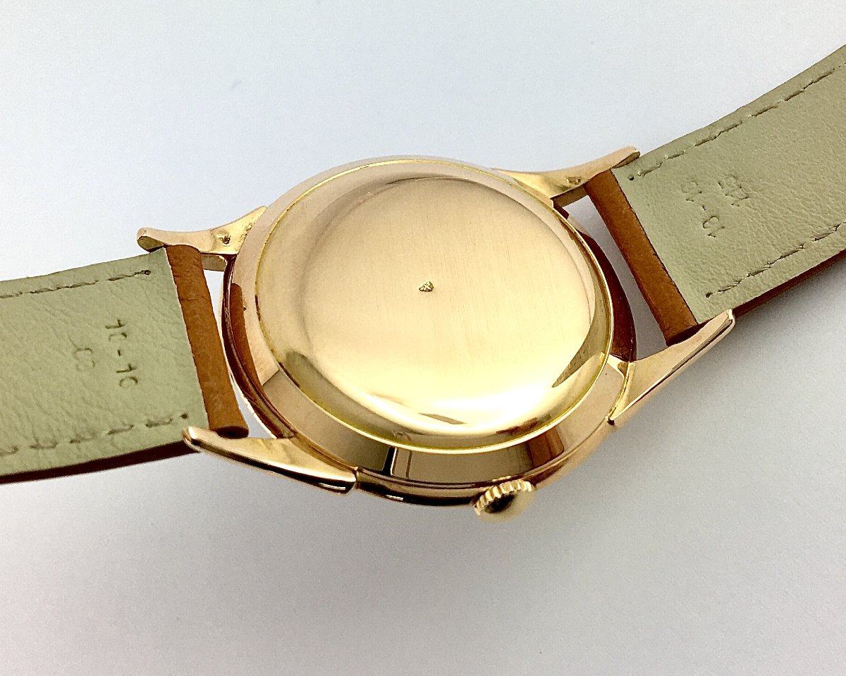 Montre Longines Années 1950 Automatique  en Or Rose-photo-6