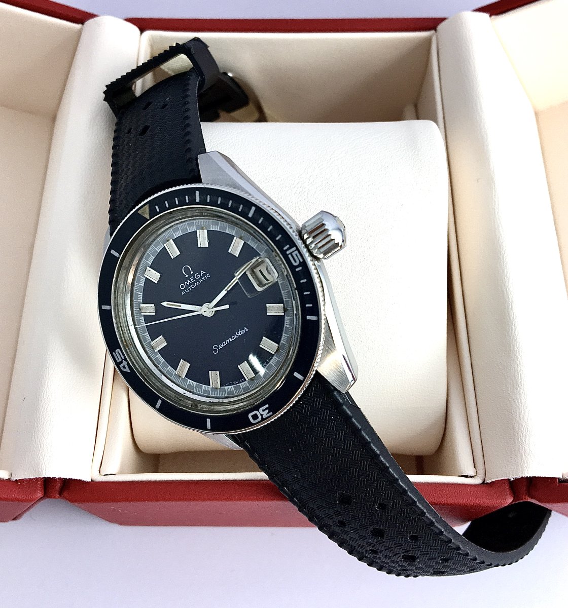 Omega Seamaster Big Crown Automatic Steel Diving Watch On Tropic, 1970s-photo-2