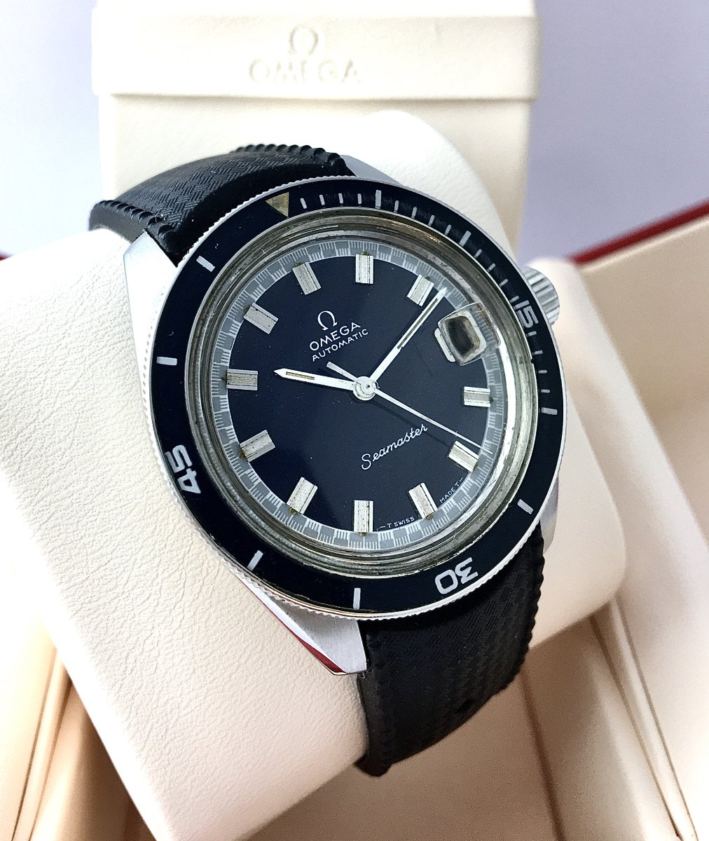 Omega Seamaster Big Crown Automatic Steel Diving Watch On Tropic, 1970s-photo-1
