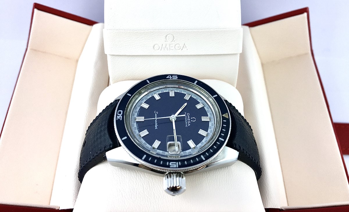 Omega Seamaster Big Crown Automatic Steel Diving Watch On Tropic, 1970s-photo-2