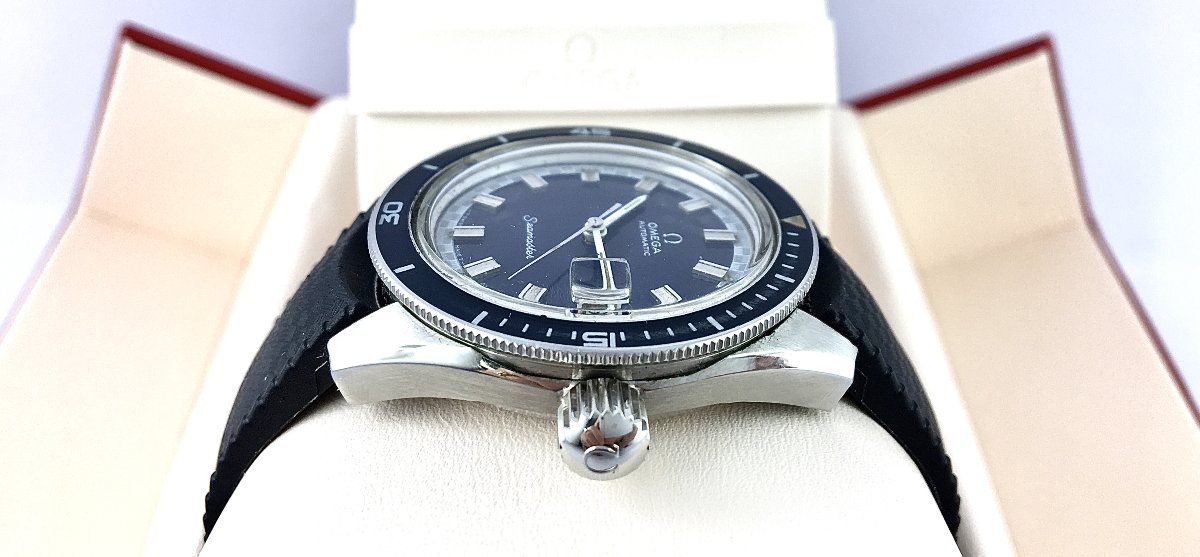 Omega Seamaster Big Crown Automatic Steel Diving Watch On Tropic, 1970s-photo-3