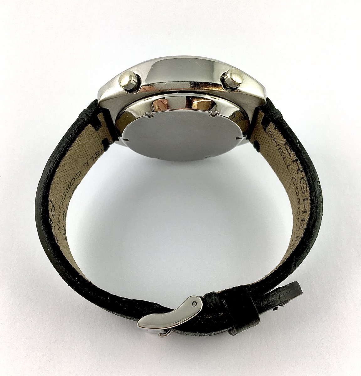 Heuer Montreal Automatic Steel Chronograph Watch - Caliber 12 - 1970s-photo-4