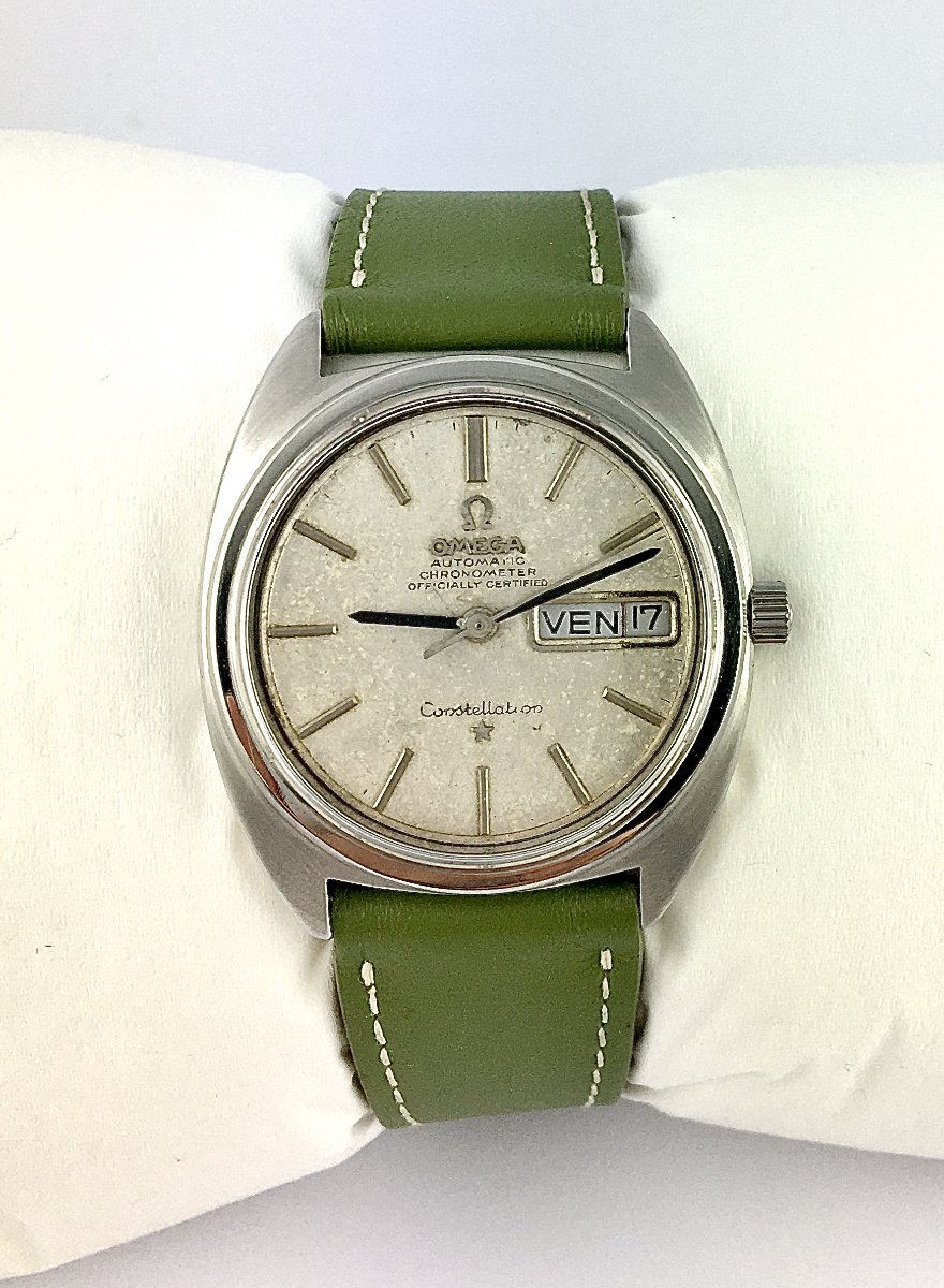 Omega Constellation Automatic Chronometer Day & Date Steel, Caliber 751, 1970s-photo-2