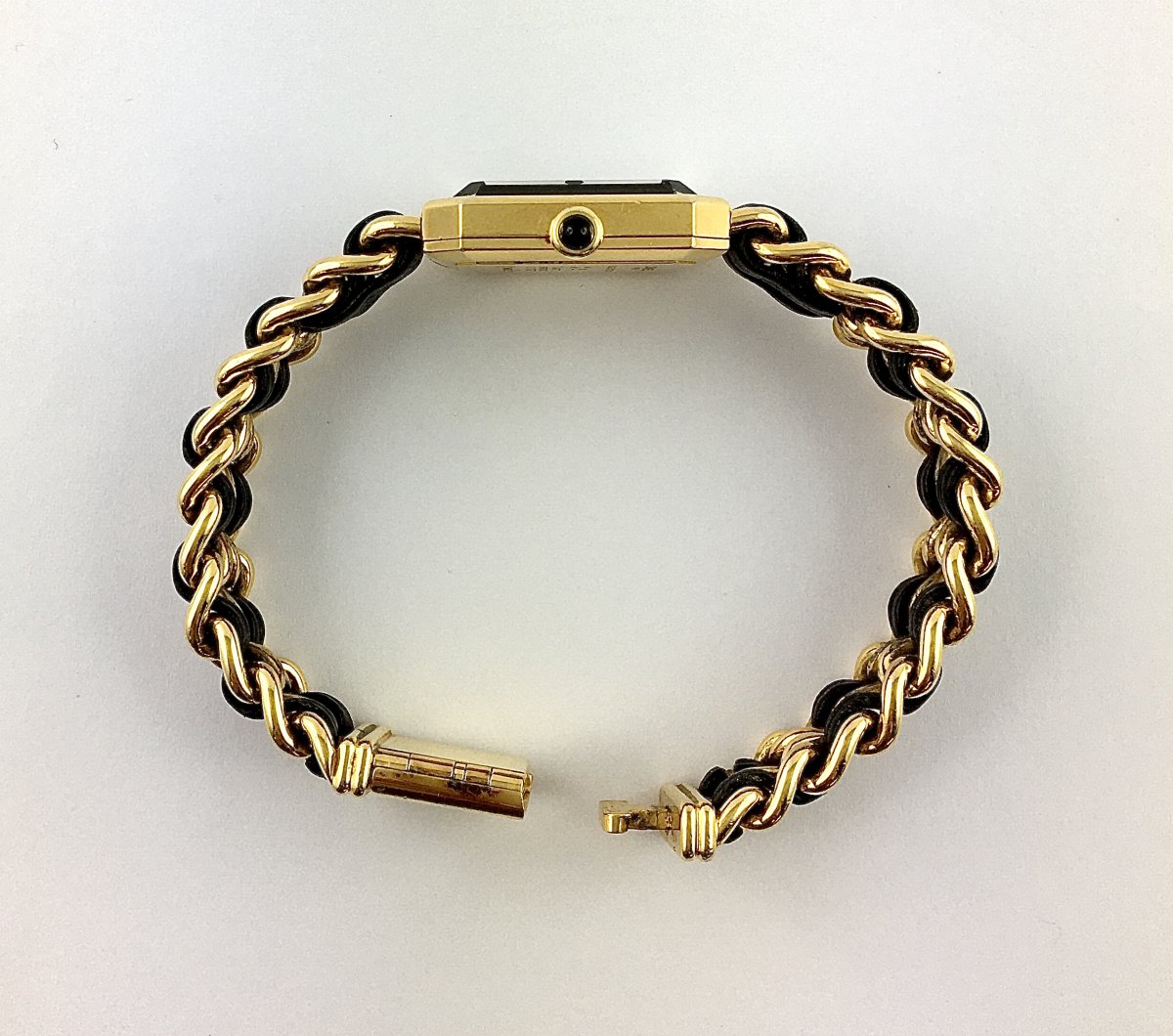 Chanel Première Watch - First Generation 1987 - 20 Microns Gold Plated - Black Dial - Quartz-photo-4