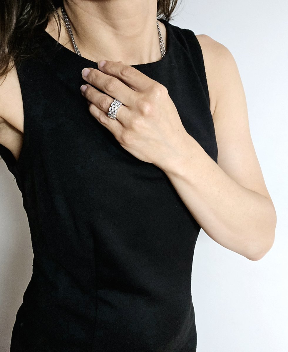 Mauboussin Je Le Veux Ring, Diamonds On White Gold-photo-8