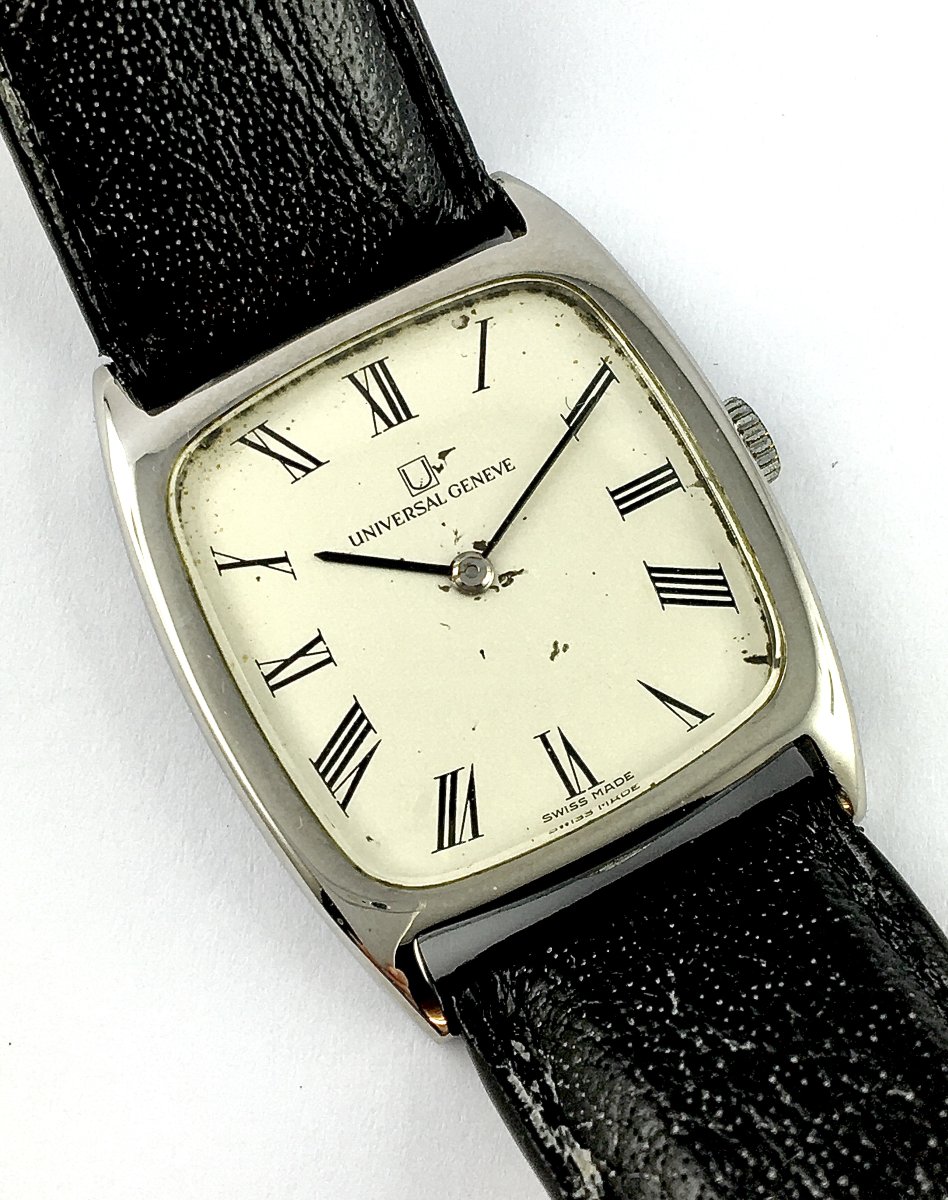 Montre Universal Genève Mécanique en Acier – Années 1970 – Calibre 42-photo-2