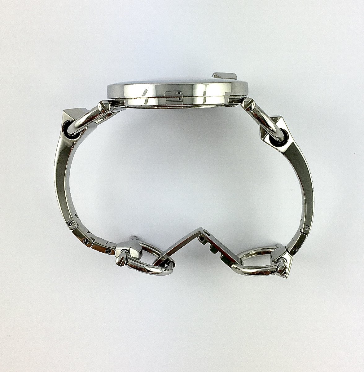 Montre Bijou Gucci Chiodo en Acier, Quartz, Thème Équestre, Circa 2000-photo-5