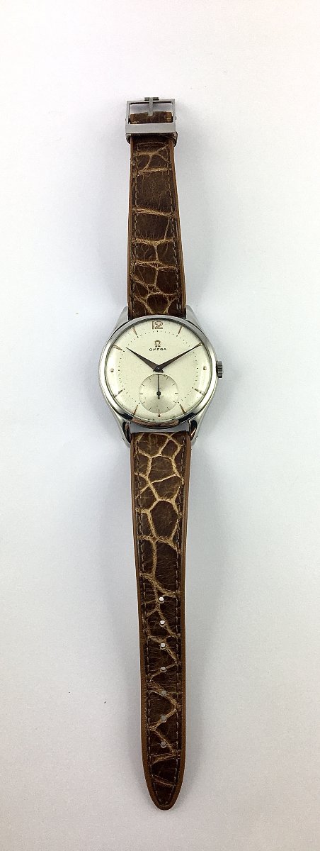 Large Omega From The 1950s – Stainless Steel – Mechanical Caliber 266 -photo-1