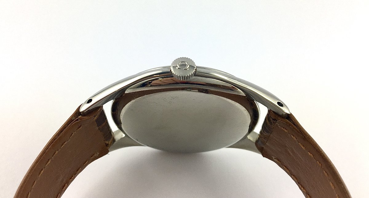 Large Omega From The 1950s – Stainless Steel – Mechanical Caliber 266 -photo-6