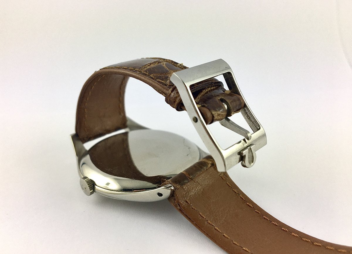Large Omega From The 1950s – Stainless Steel – Mechanical Caliber 266 -photo-7
