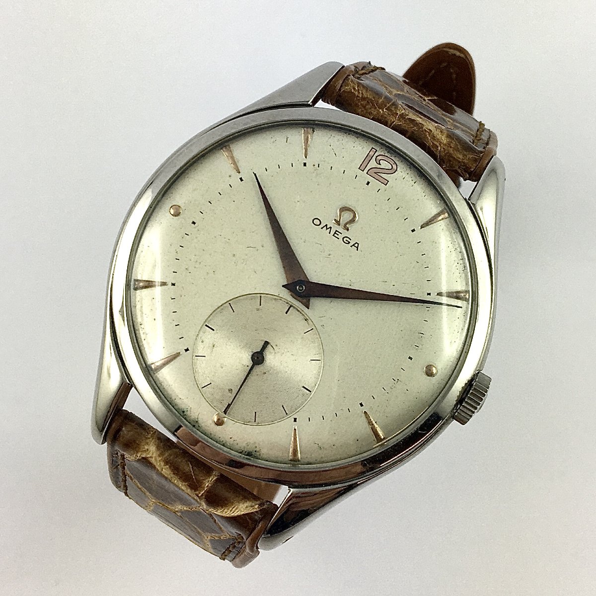 Large Omega From The 1950s – Stainless Steel – Mechanical Caliber 266 