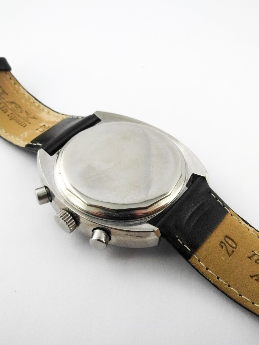 Silvana Rc 72 Watch – "racing" Mechanical Chronograph – Valjoux 7733 – Circa 1970-photo-5
