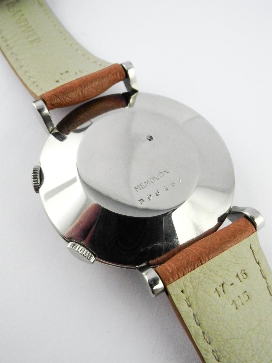 Jaeger-LeCoultre Memovox – Montre-réveil Mécanique en Acier – Circa 1950-photo-6