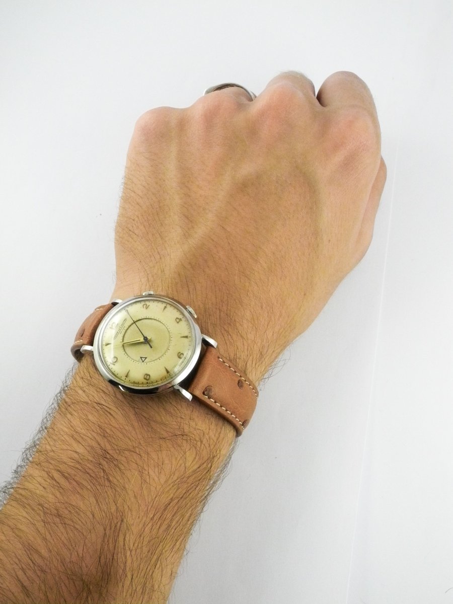 Jaeger-LeCoultre Memovox – Montre-réveil Mécanique en Acier – Circa 1950-photo-8