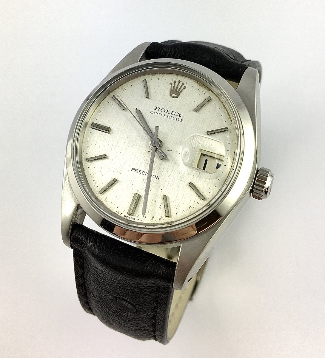 Montre Rolex Oysterdate Precision Mécanique Manuelle – Acier sur Cuir – 1967