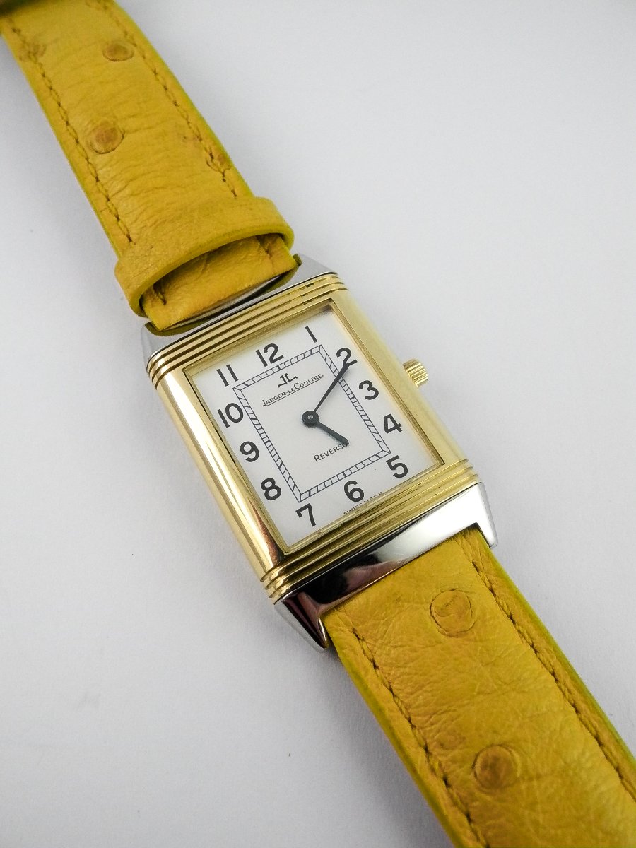 Montre Jaeger-LeCoultre Reverso Classique Medium, Or Jaune & Acier, Mécanique Manuelle 2015-photo-2